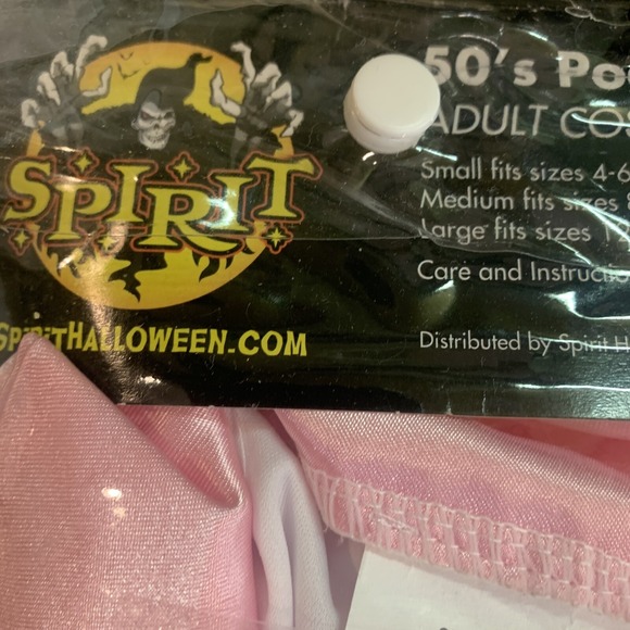 SPIRIT HALLOWEEN Womens‎ Costume 50's Poodle Girl  Sz Med (8-10) - Picture 10 of 11